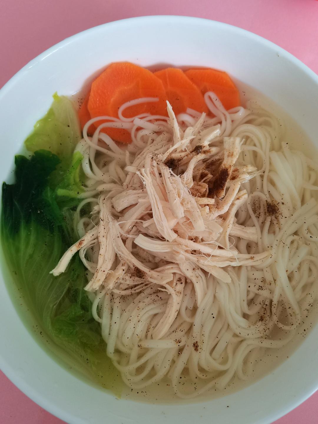 超美味快手鸡丝汤面