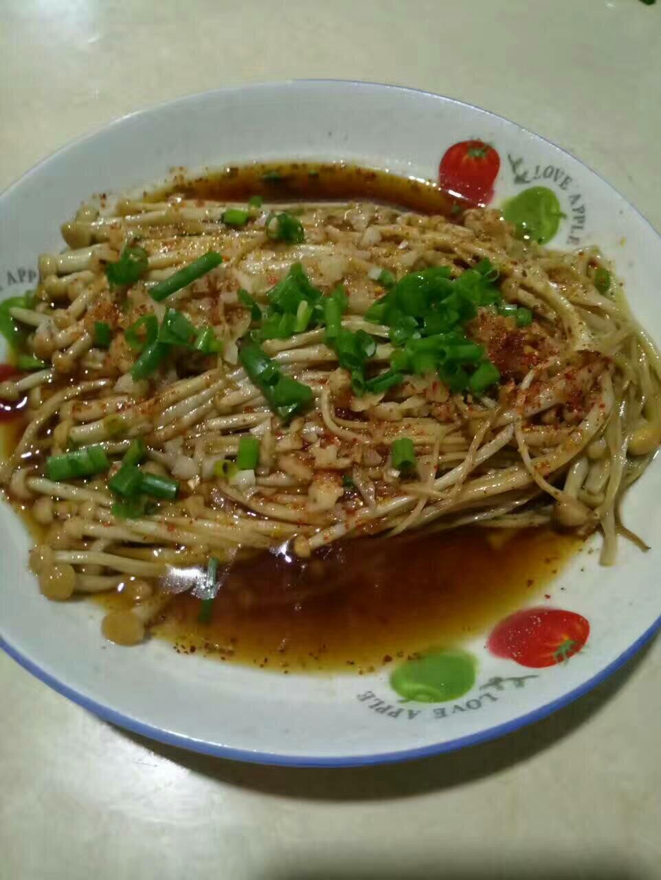 蒜蓉蒸金针菇