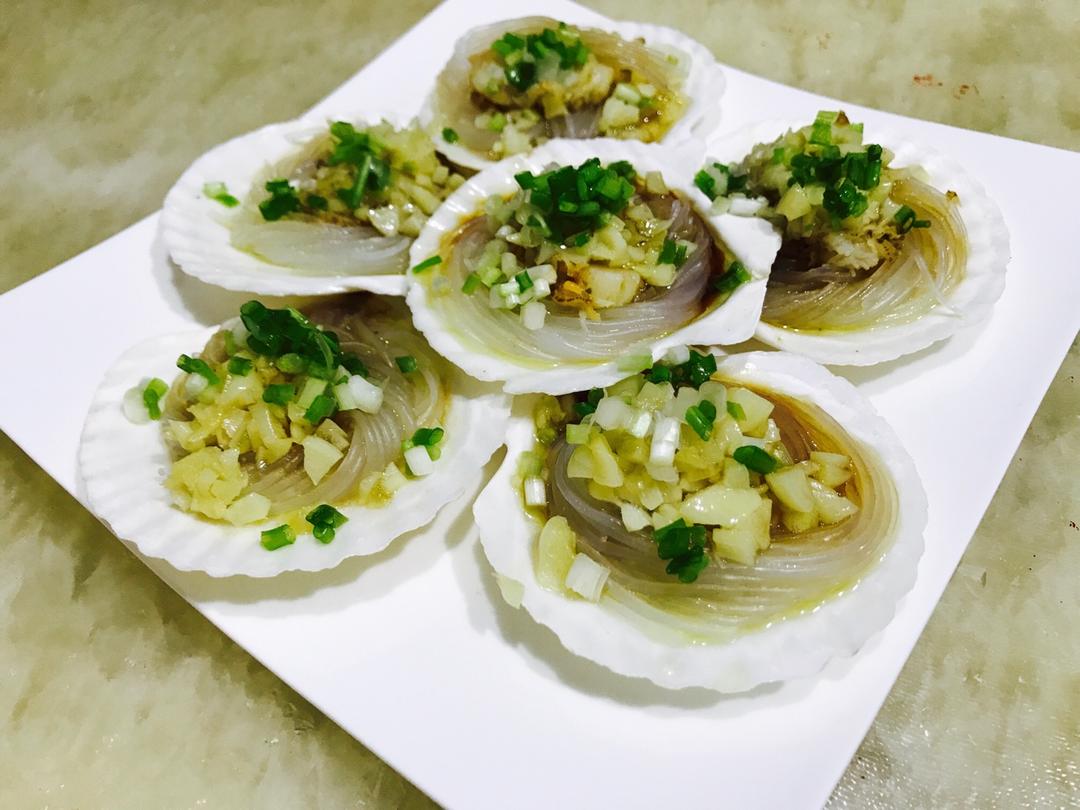 蒜蓉粉丝蒸扇贝