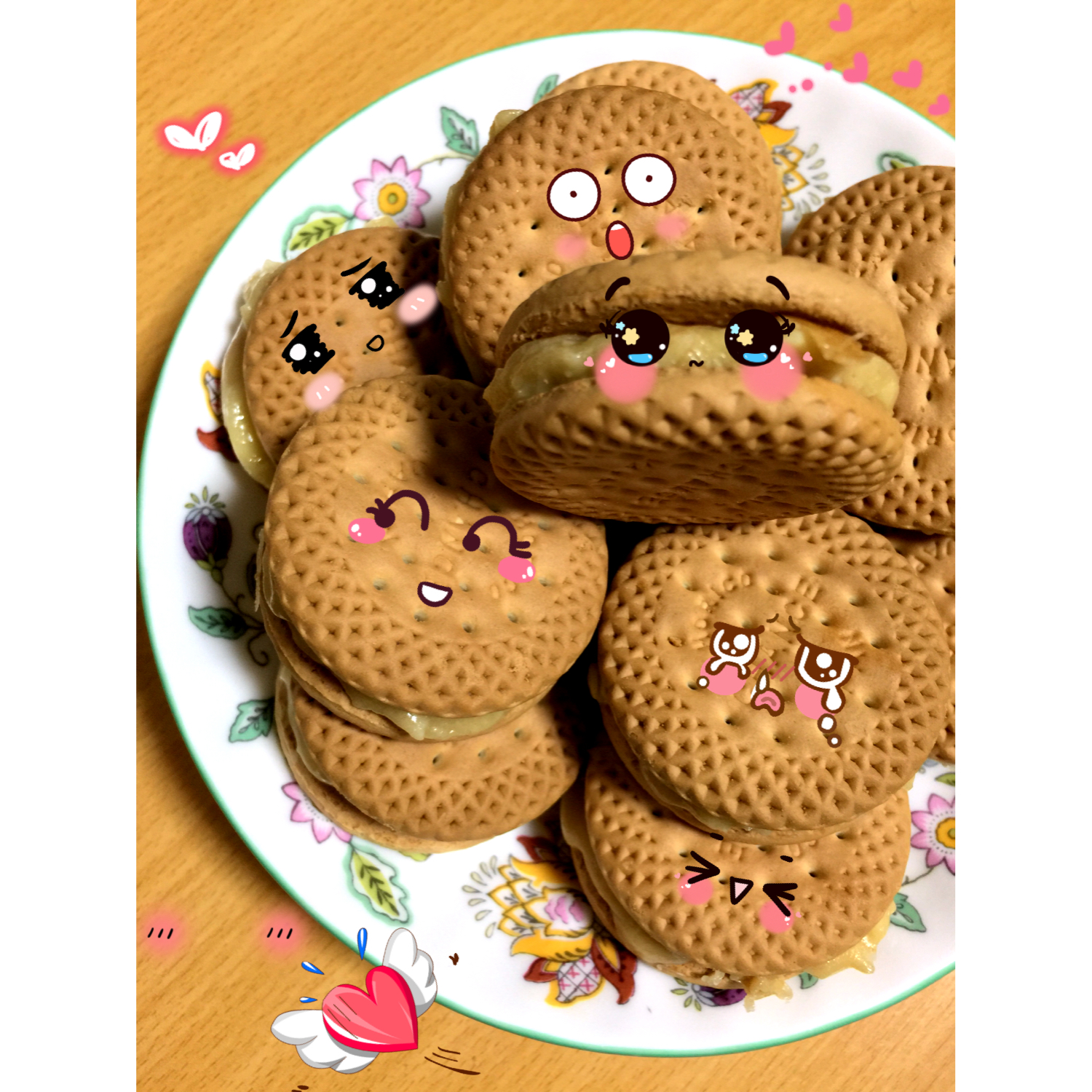 牛轧糖夹心苏打饼干