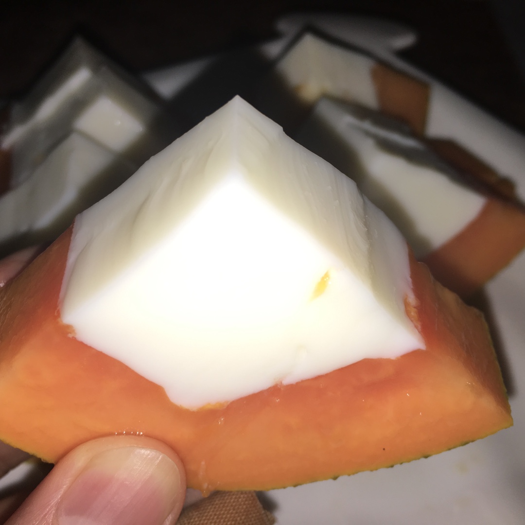 木瓜椰奶冻