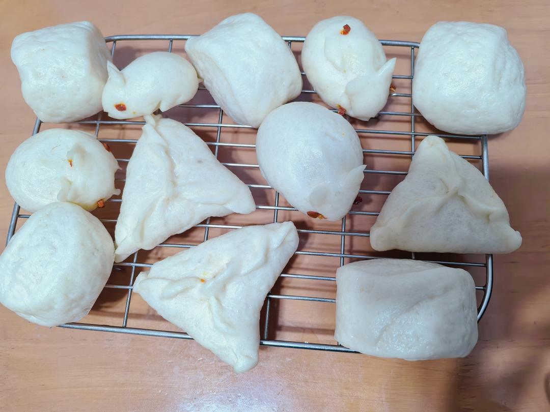 快手极简馒头-松下面包机馒头