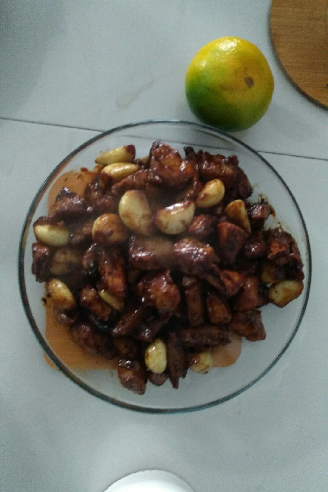 黑蒜子牛肉粒