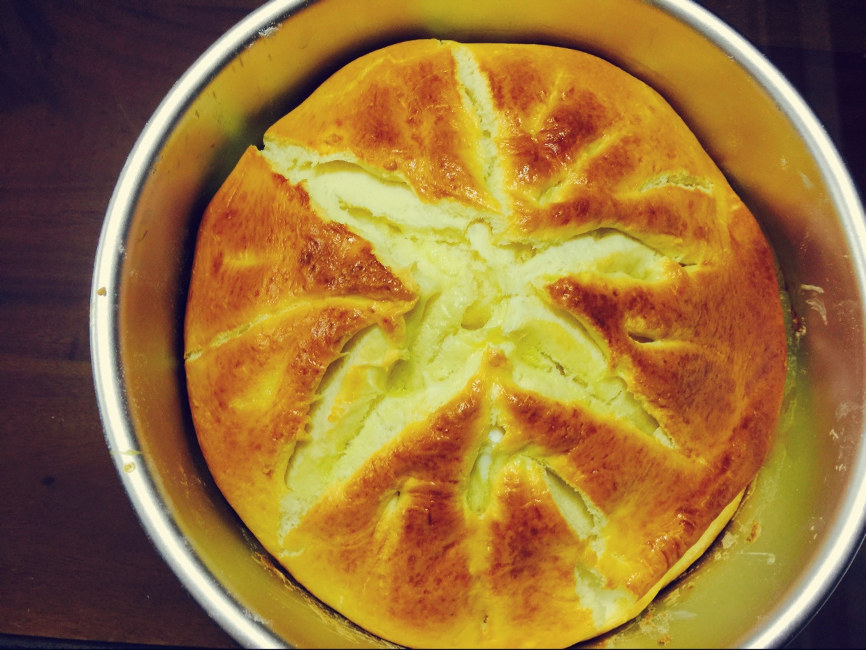 手撕千层花朵面包