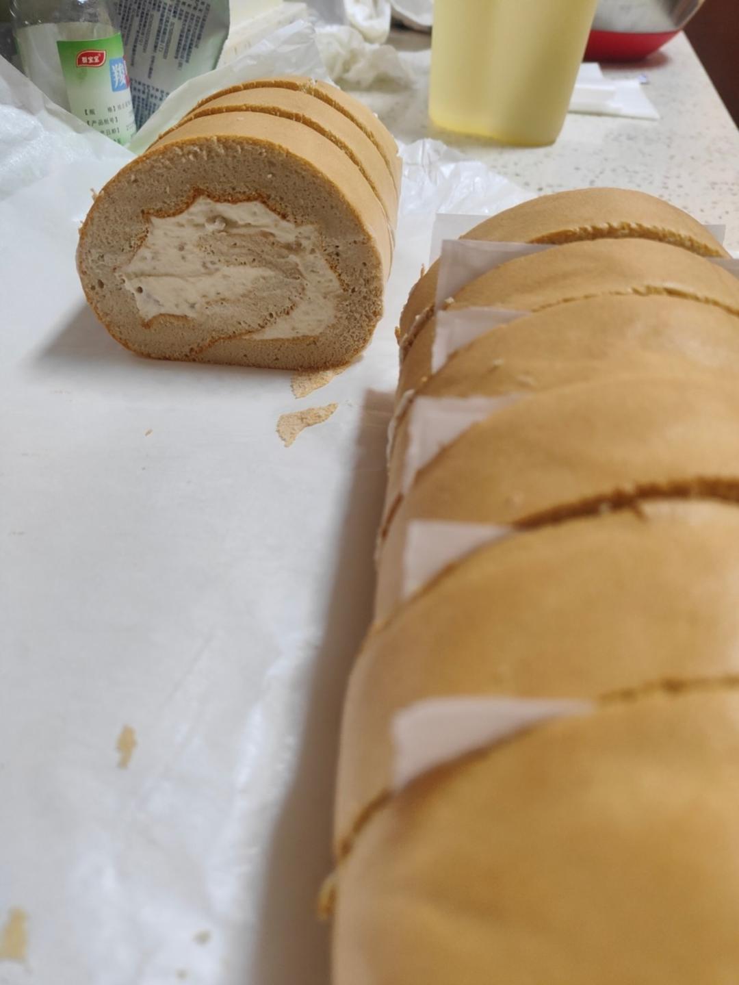 伯爵红茶栗子蛋糕卷