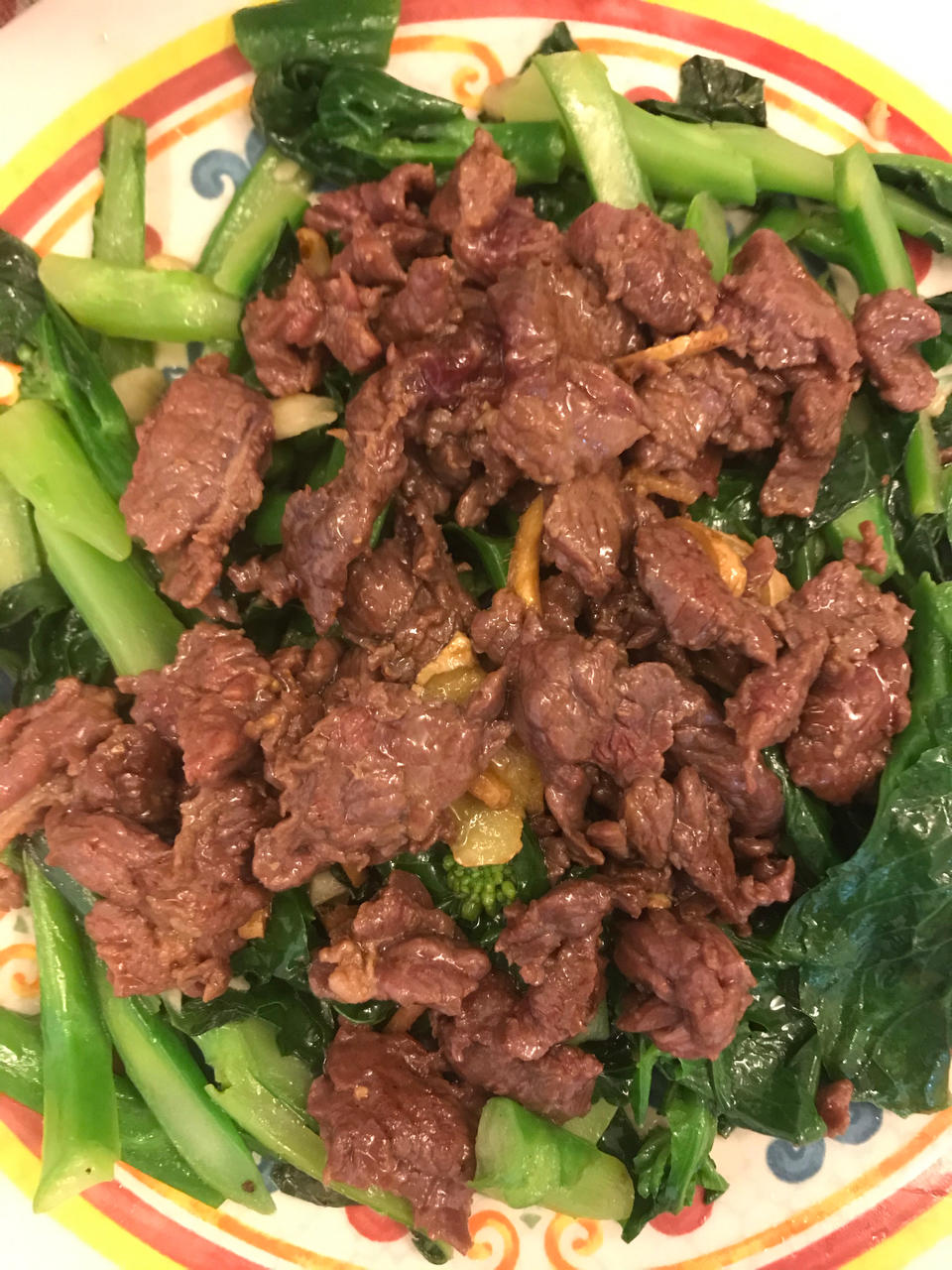 潮汕妈妈们拿手家常菜之芥蓝炒牛肉