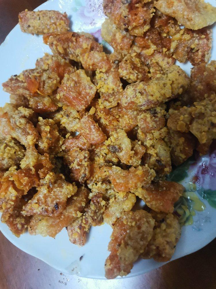 咸蛋黄焗南瓜，咸香脆甜