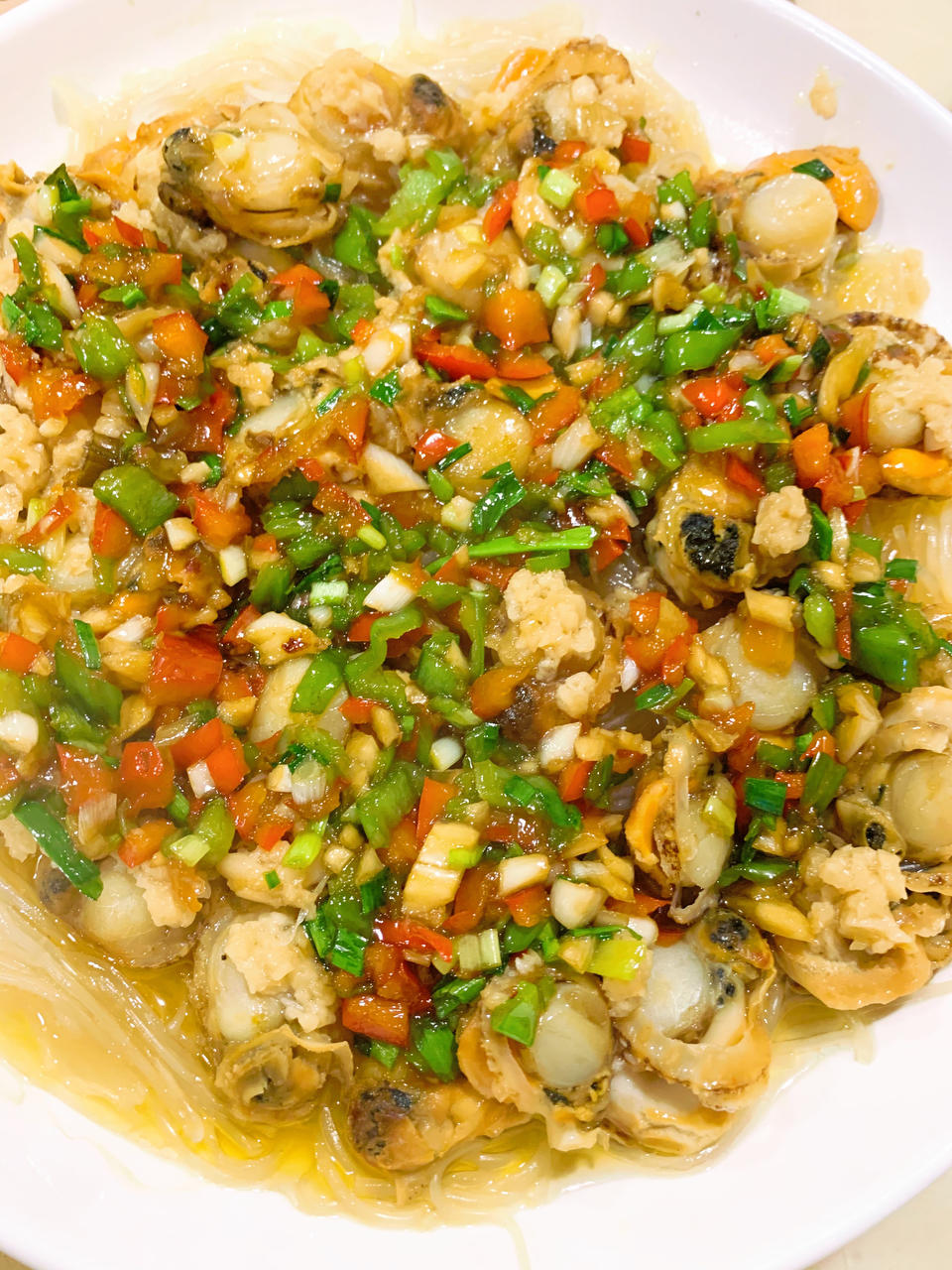 蒜蓉扇贝肉蒸粉丝