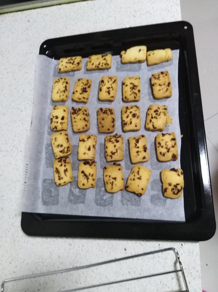 低糖少油版蔓越莓饼干