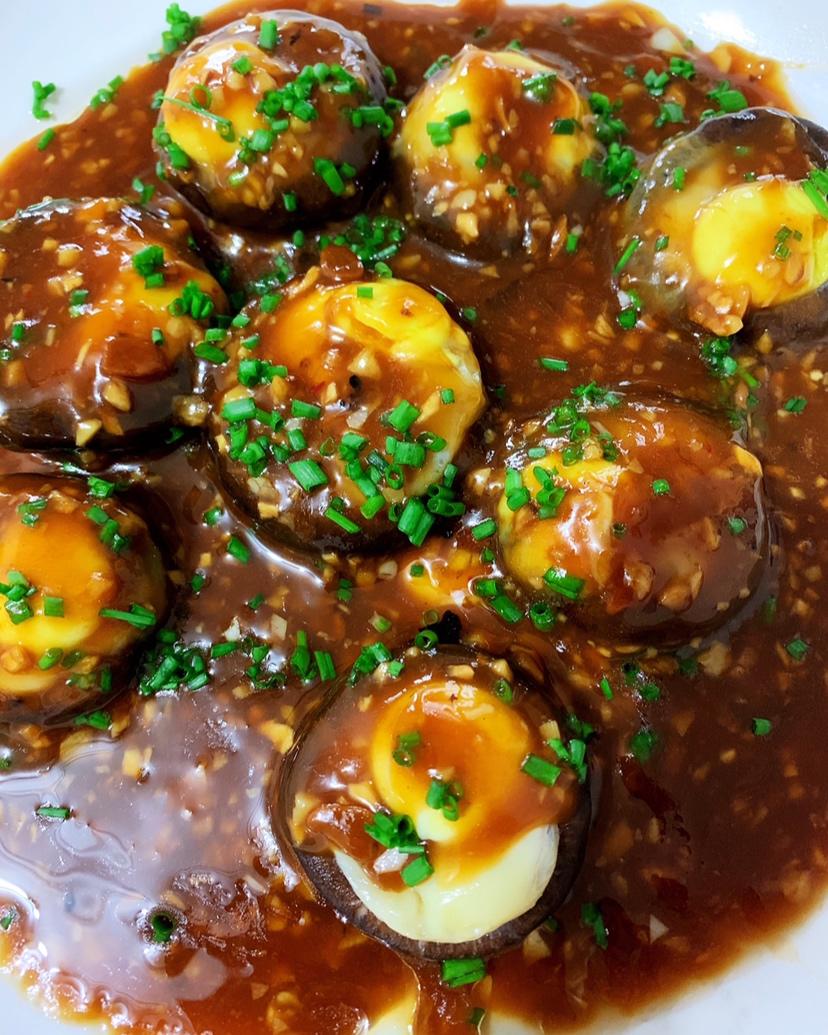 香菇肉末蒸鹌鹑蛋