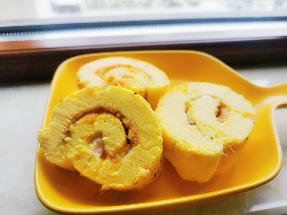 香葱肉松肥蛋糕卷～