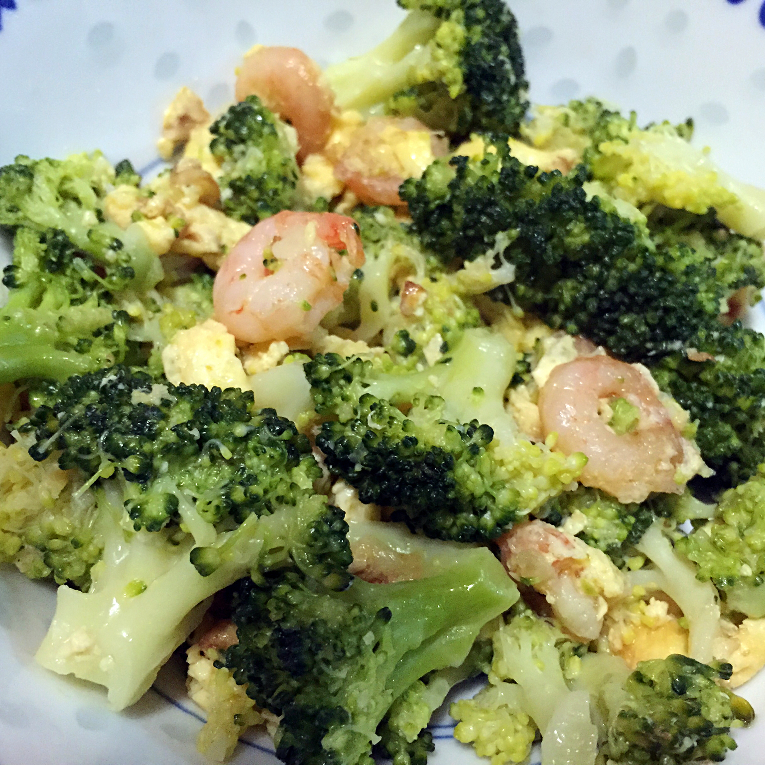西兰花炒虾仁