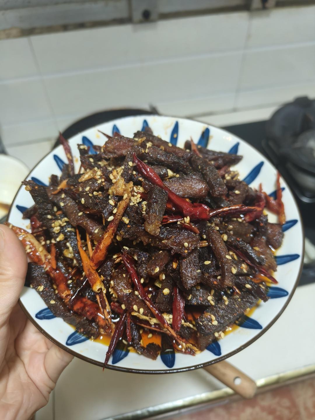 麻辣牛肉干