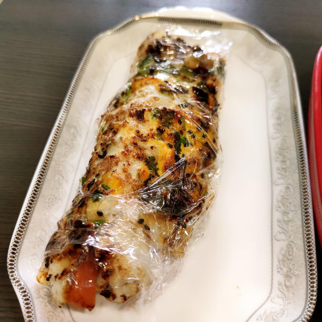 秒杀早餐摊不破皮大煎饼，步骤超详细