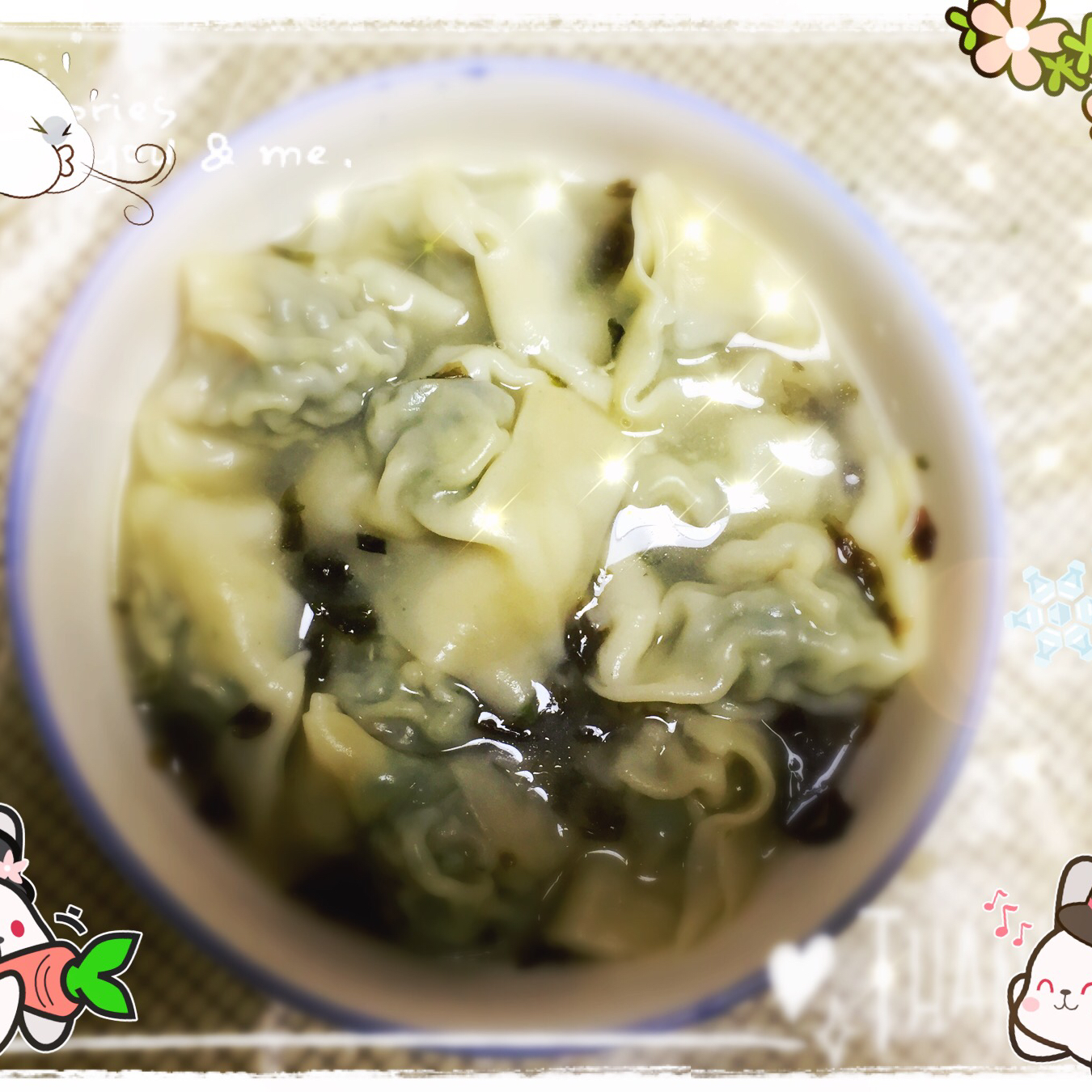 荠菜大馄饨