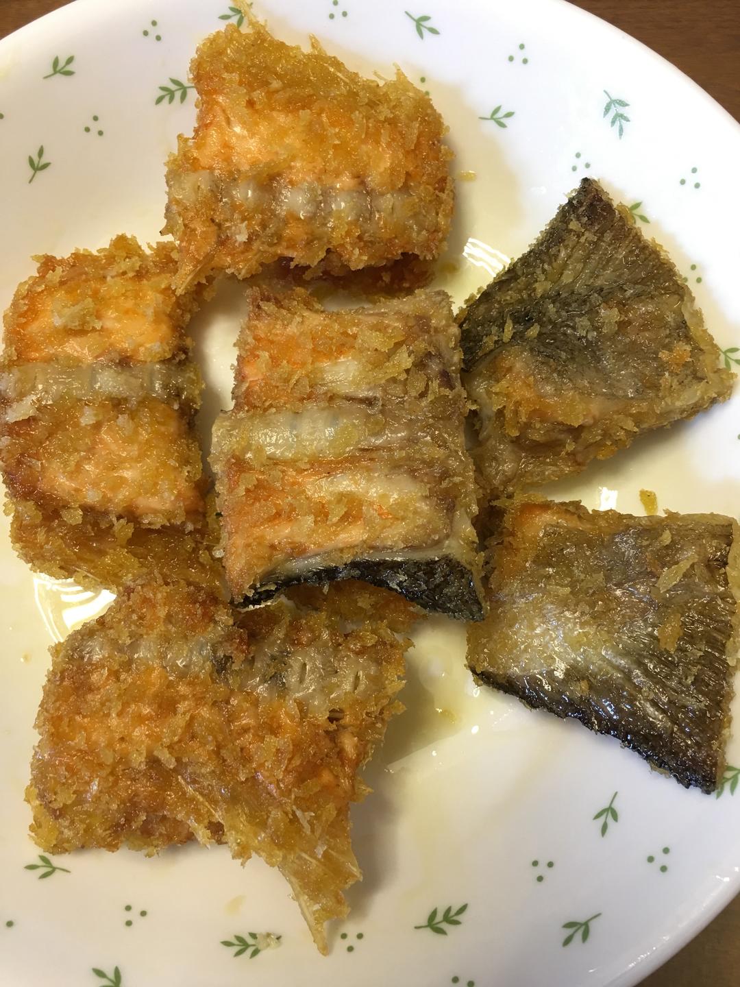 油炸三纹鱼排的做法