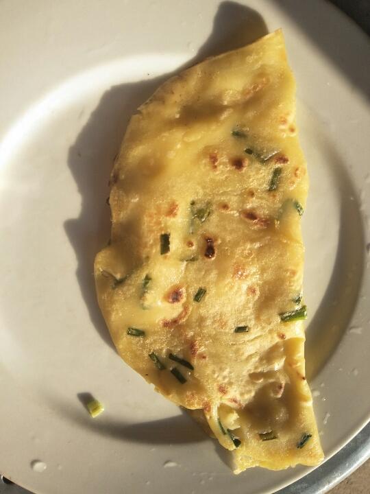 简单快手蔬菜鸡蛋煎饼