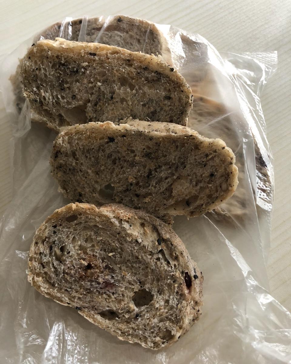 无油无糖全麦果干面包