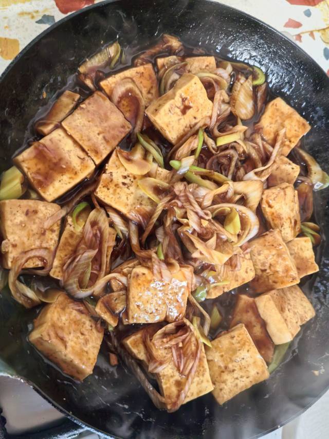 家常葱烧豆腐