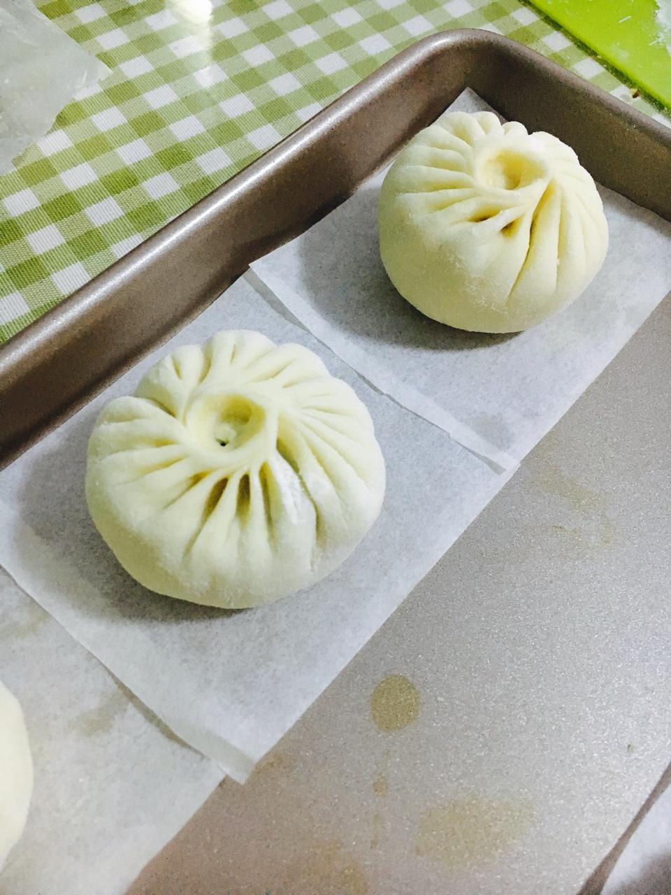 胡萝卜木耳鸡蛋素包子