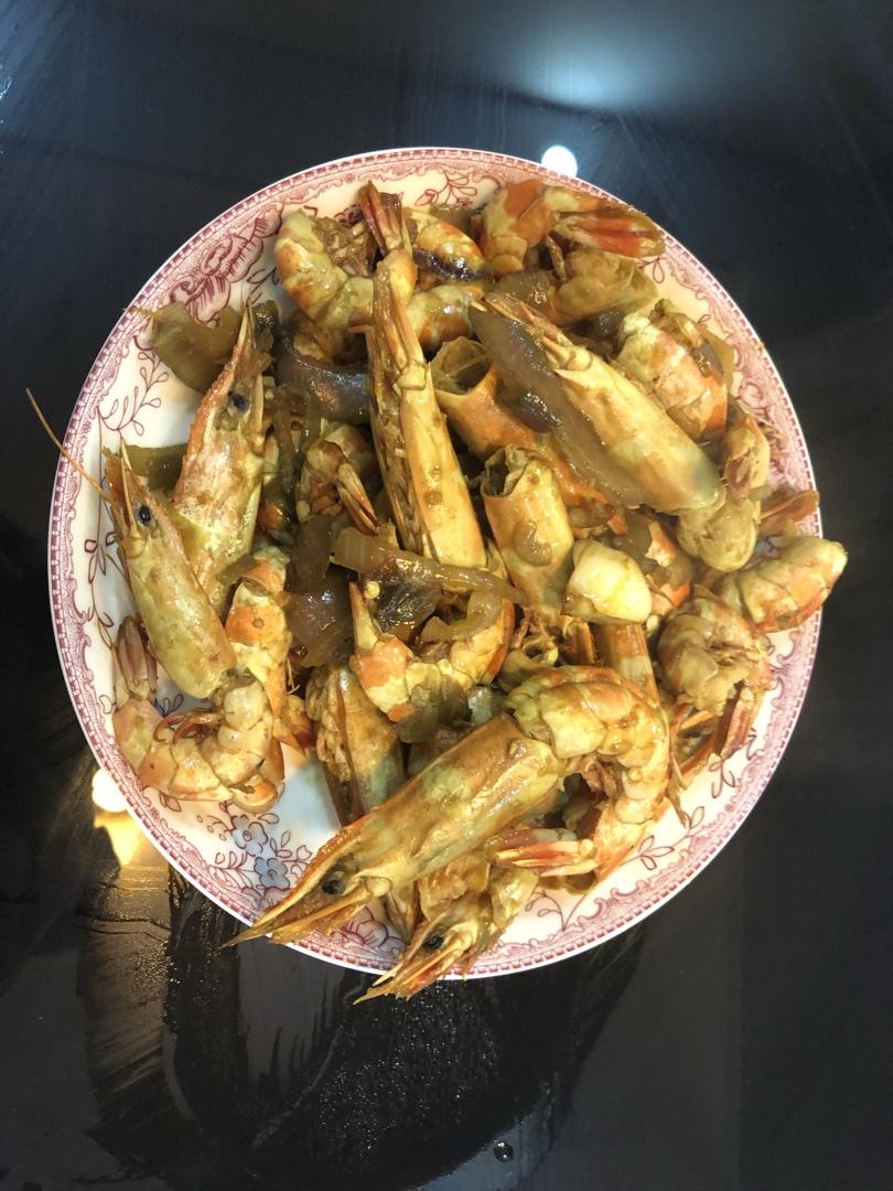 干烧大虾（黑虎虾）