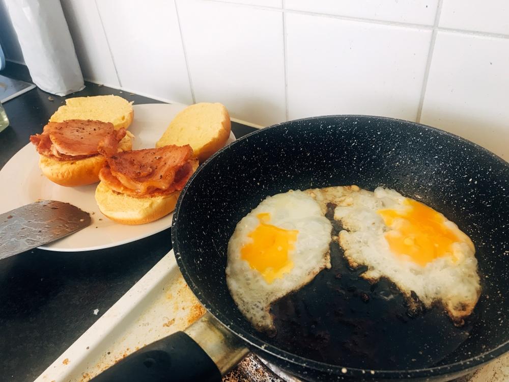 培根芝士蛋汉堡