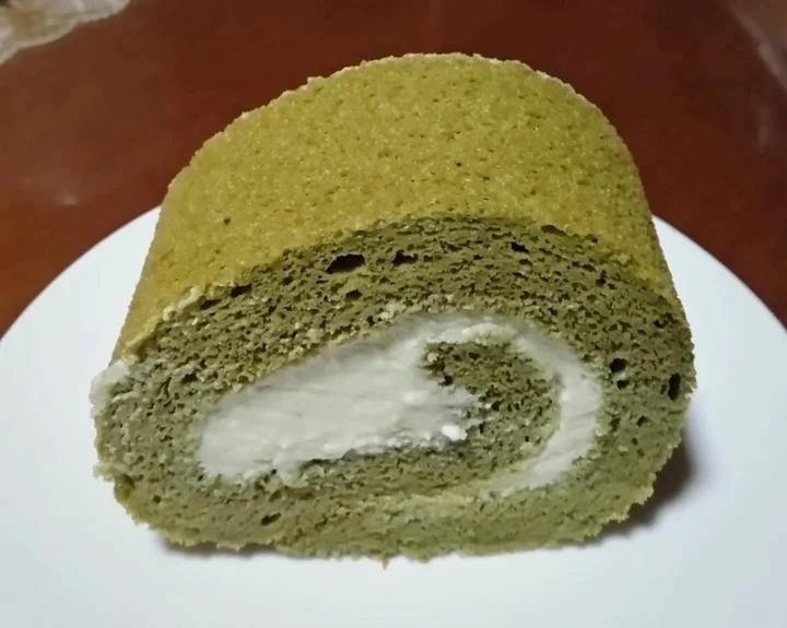 抹茶蜜豆蛋糕卷