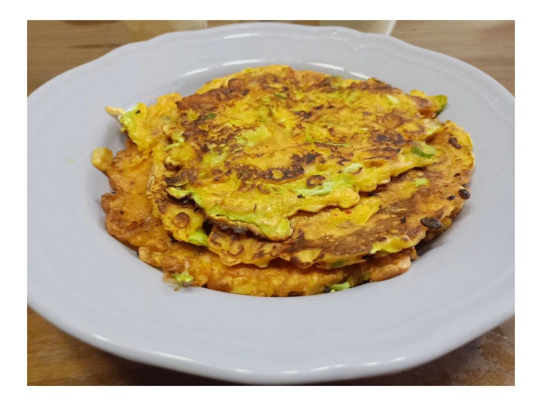 十五分钟的快手泡菜饼