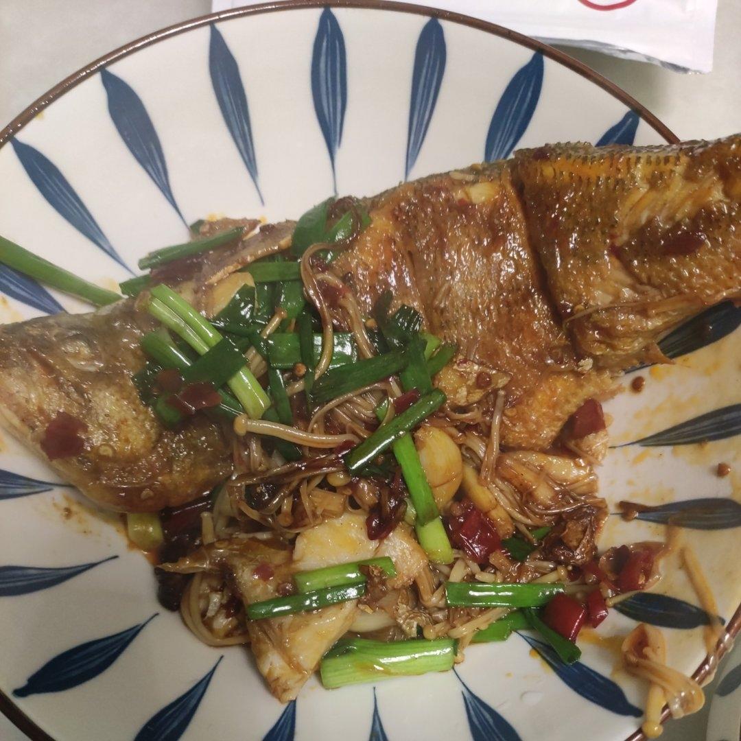 超快手超下饭的干烧鲈鱼 学不会你打我