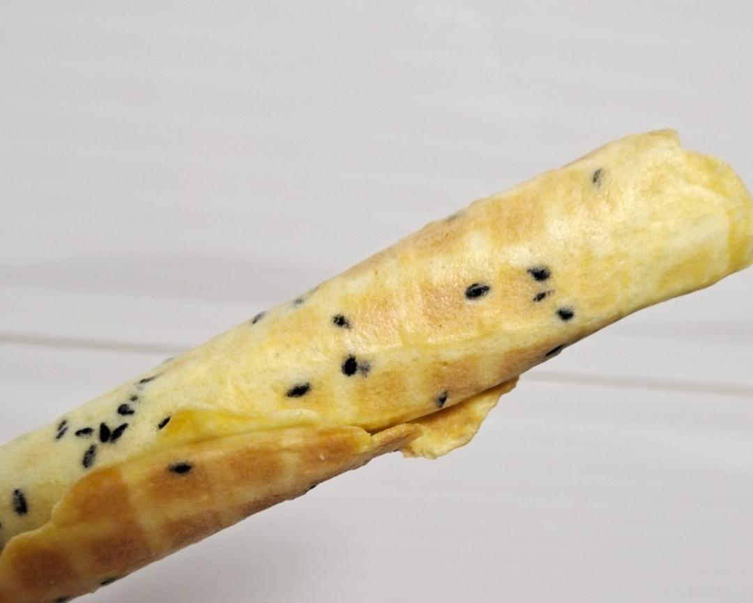 煎饼蛋卷（辅食版）的做法