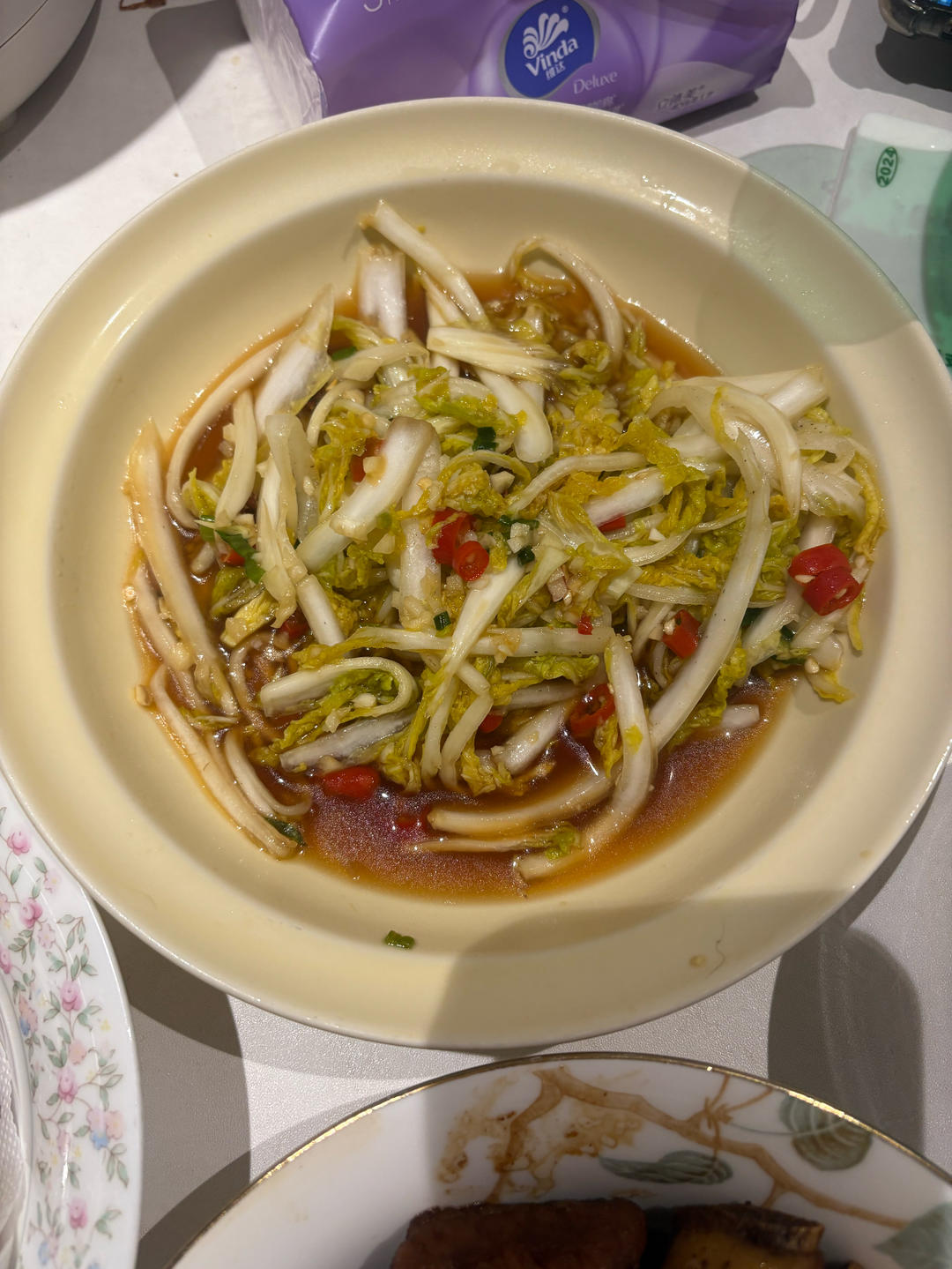 凉拌娃娃菜
