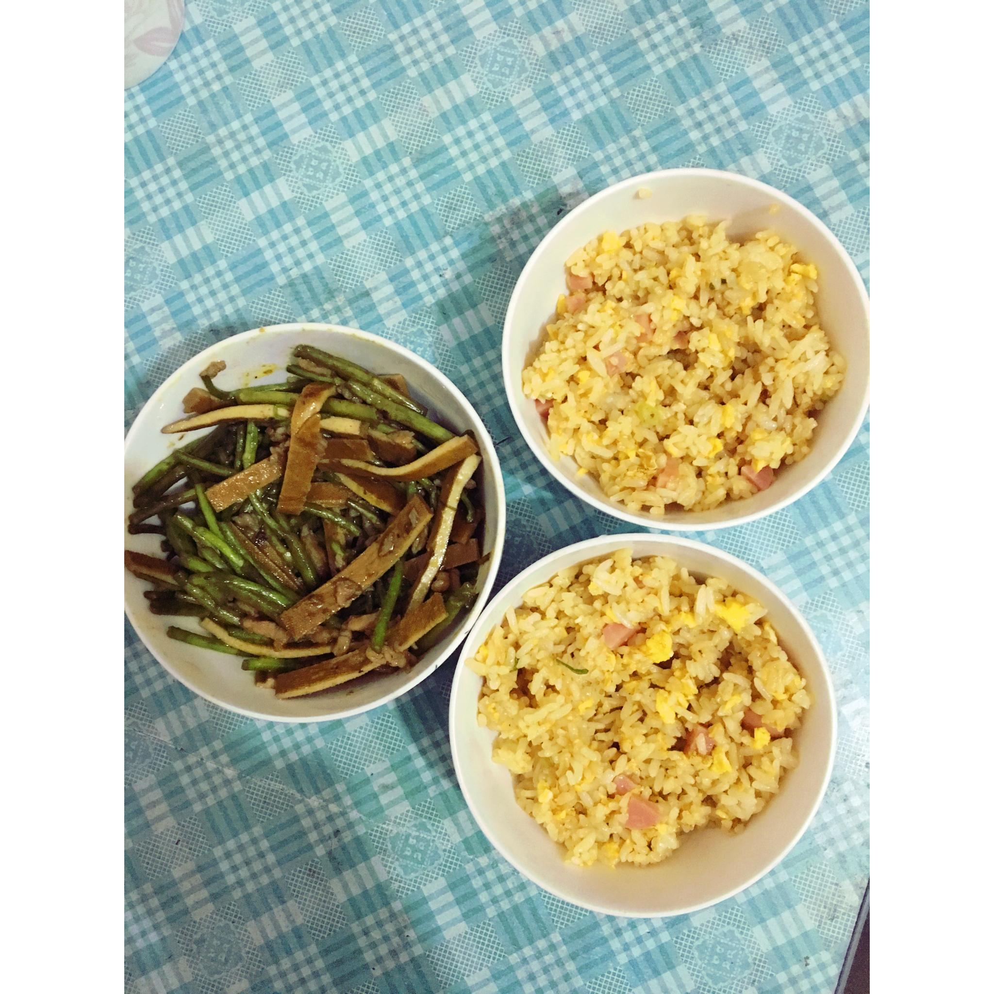 芦蒿炒干子
