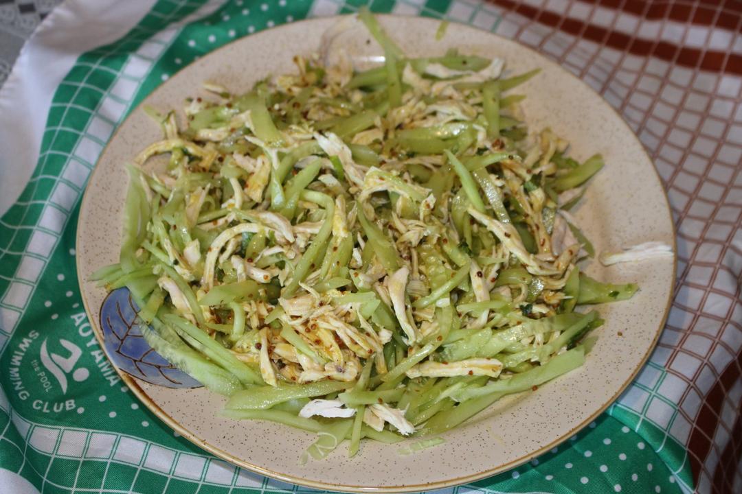 【健康三餐】酸甜黄芥末拌鸡丝