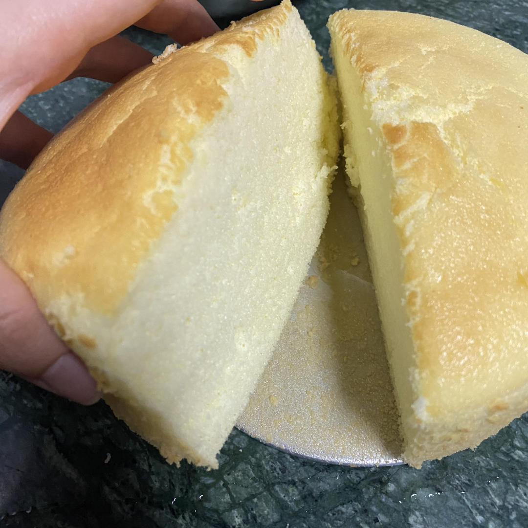 快手酸奶中空戚风（17cm浅井加高中空戚风）