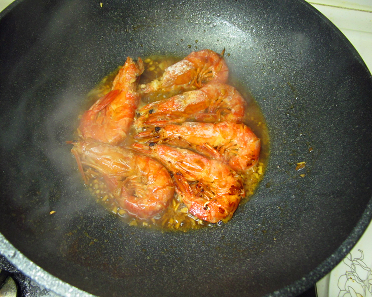 蒜香阿根廷红虾的做法 步骤7