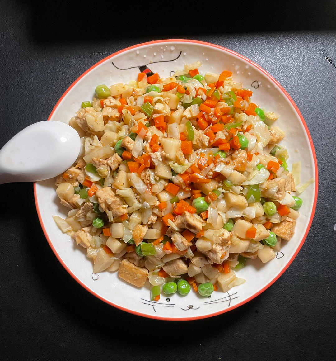 素炒疙瘩(一人份)