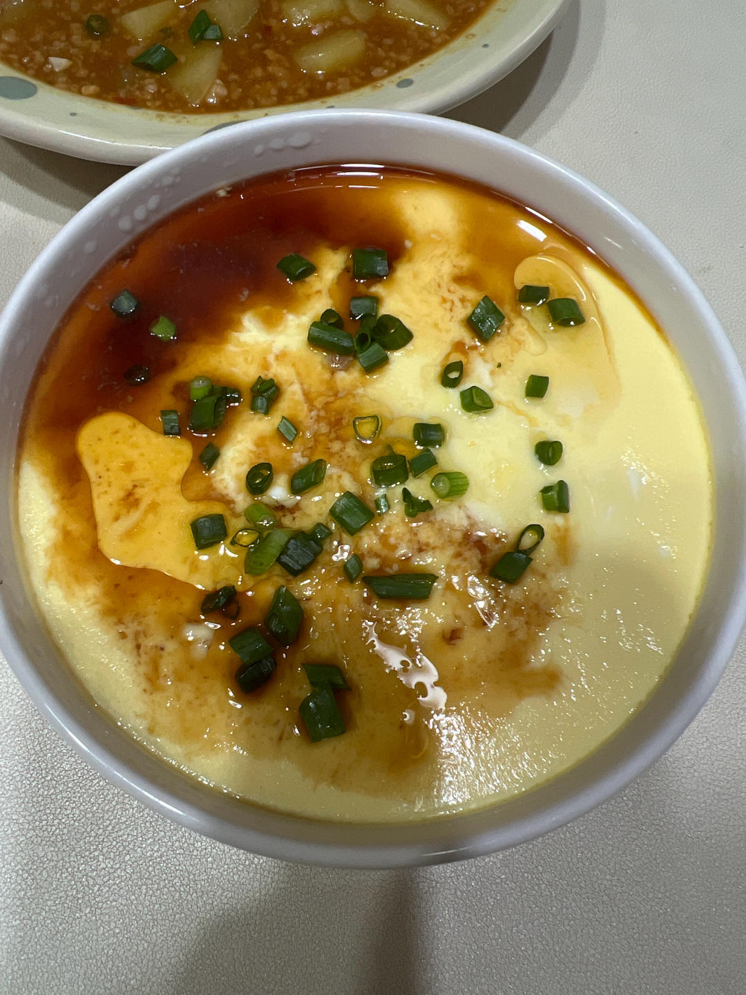 鸡蛋蒸豆腐