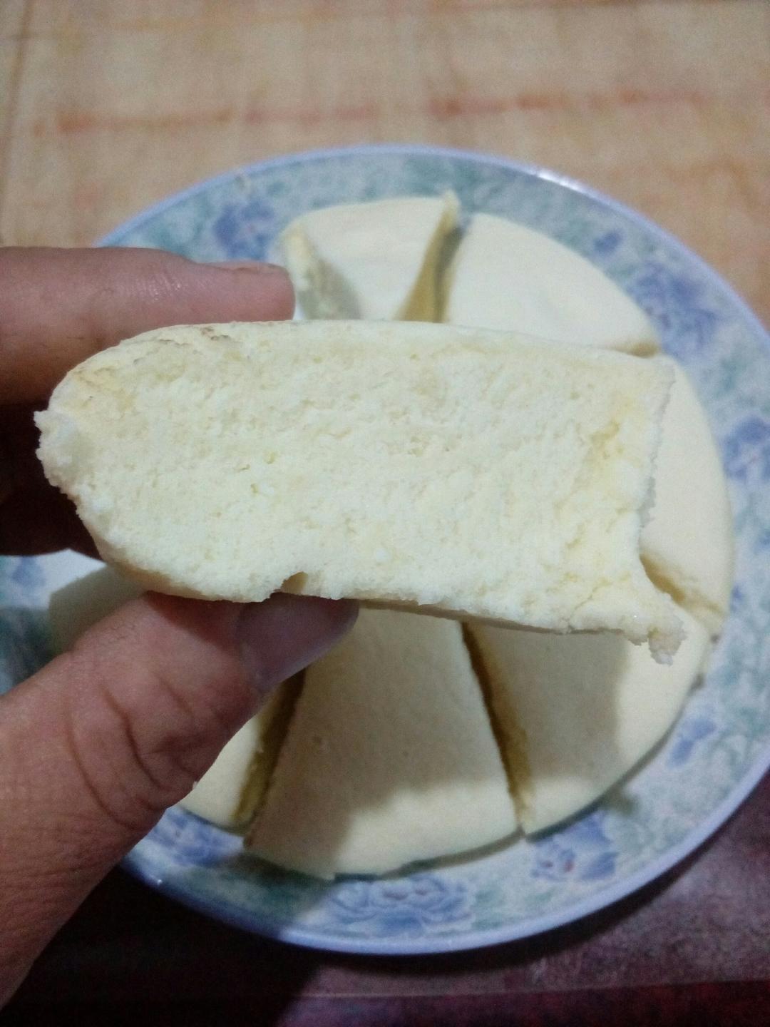 水嫩烫面蒸蛋糕