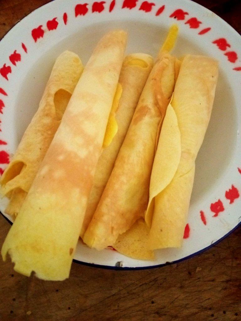 电饼铛脆皮蛋卷