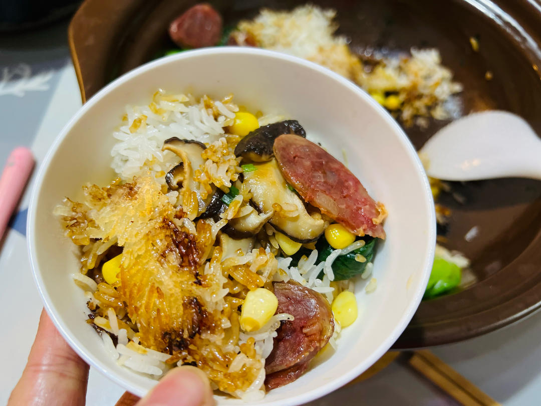 煲仔饭（干烧砂锅版）