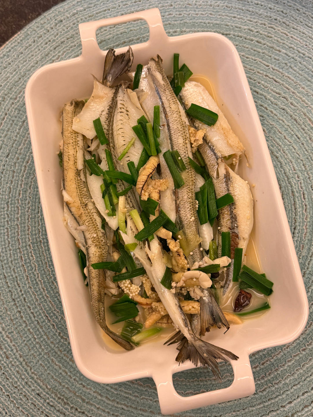 针良鱼一鱼两吃炸针鱼炖马步鱼