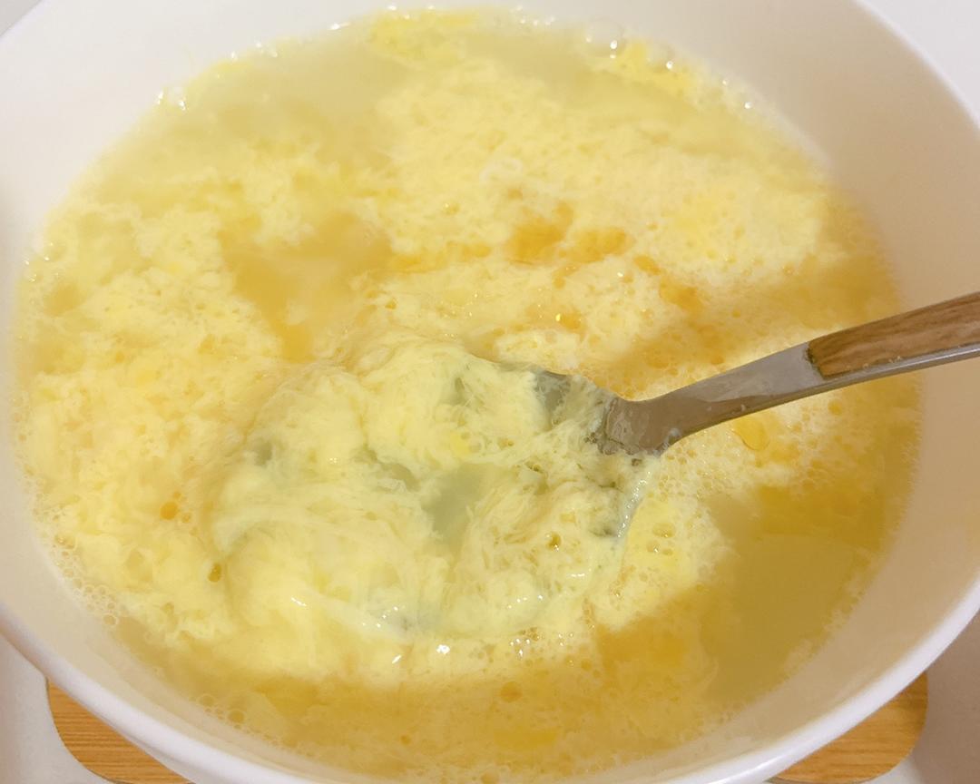 快手早餐🥣，五分钟搞定最最最简单的水冲蛋花儿的做法