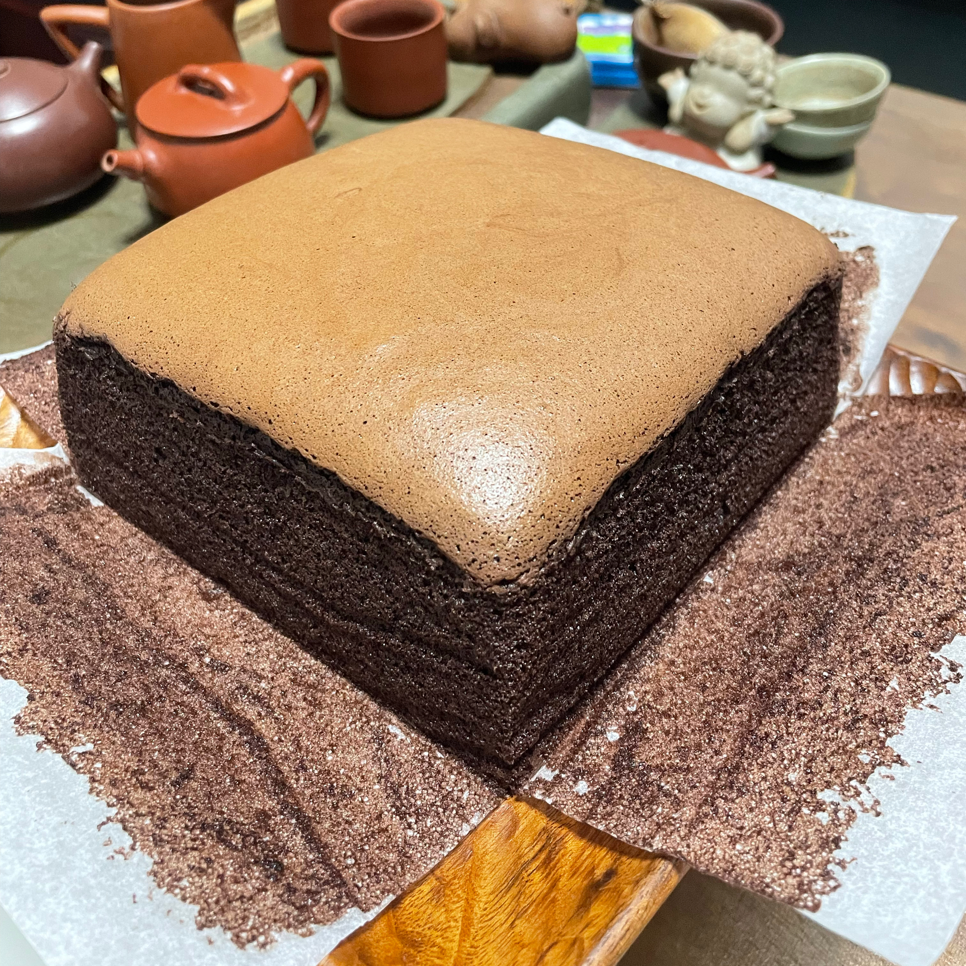 巨好吃的巧克力古早蛋糕