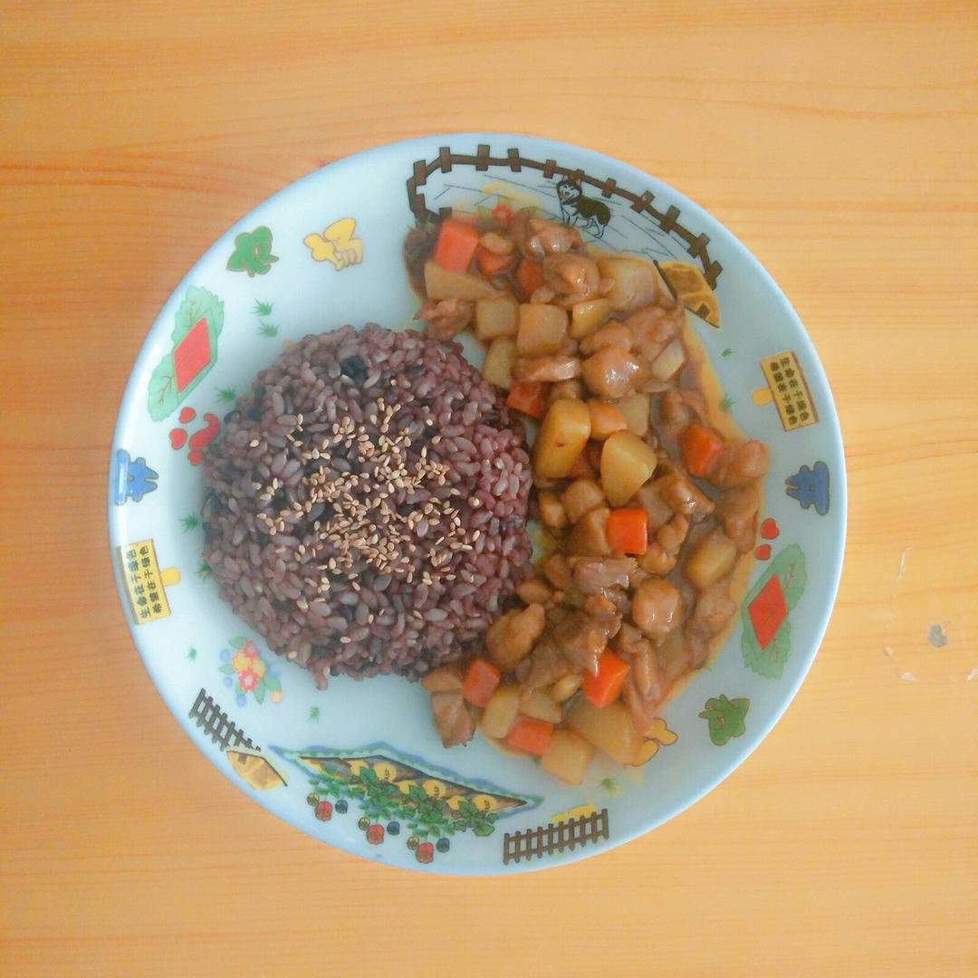 咖喱鸡肉饭