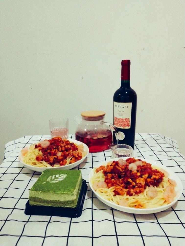 番茄肉酱意大利面