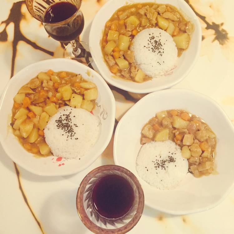 日式咖喱鸡肉饭