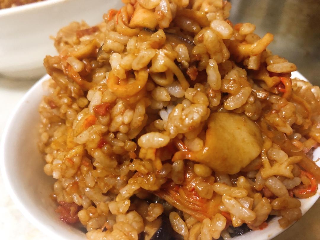 超开胃！香菇拌饭