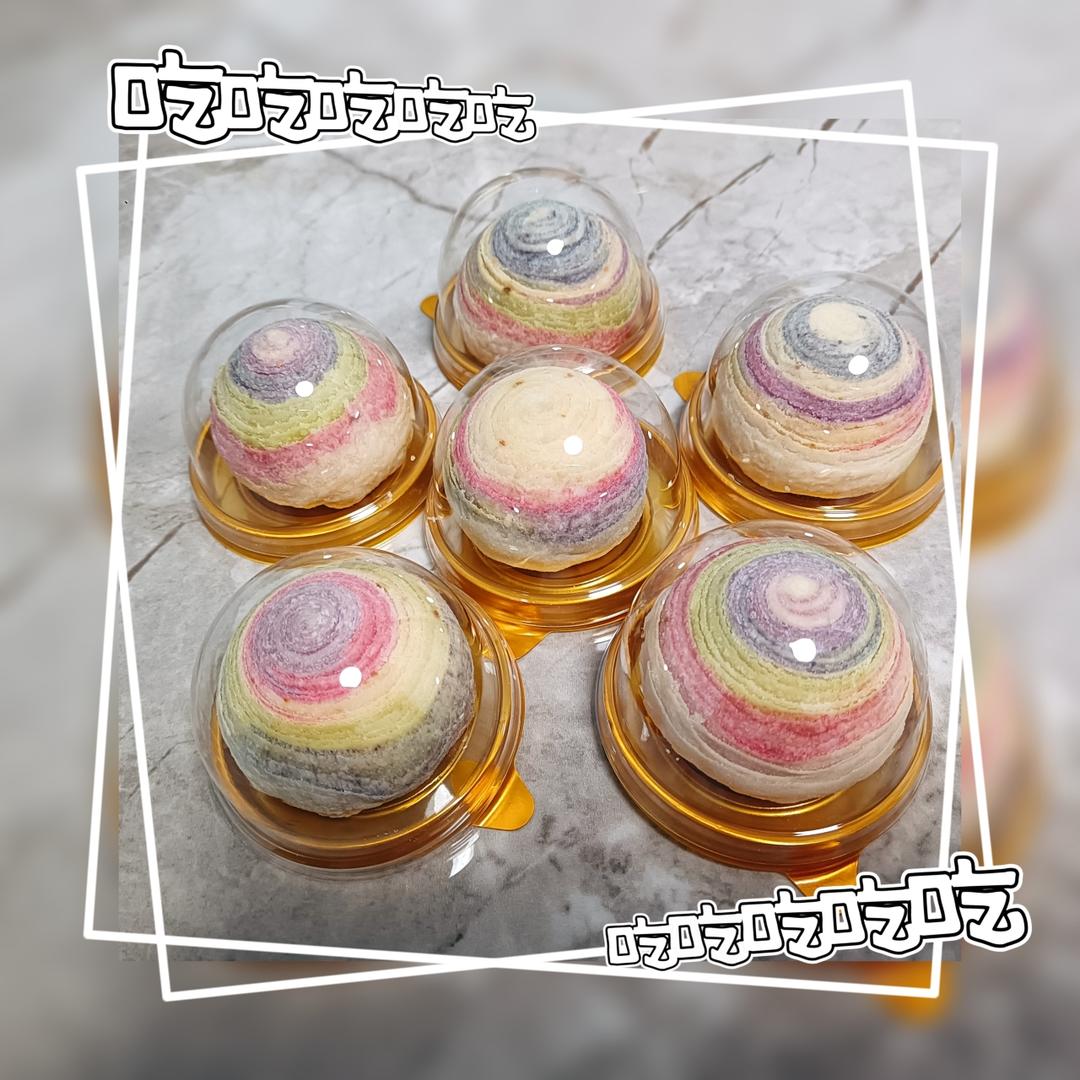 彩虹蛋黄酥（无色素版）