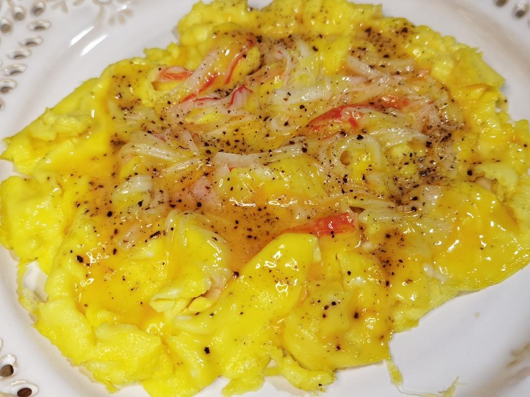蟹柳滑蛋（低脂高蛋白）