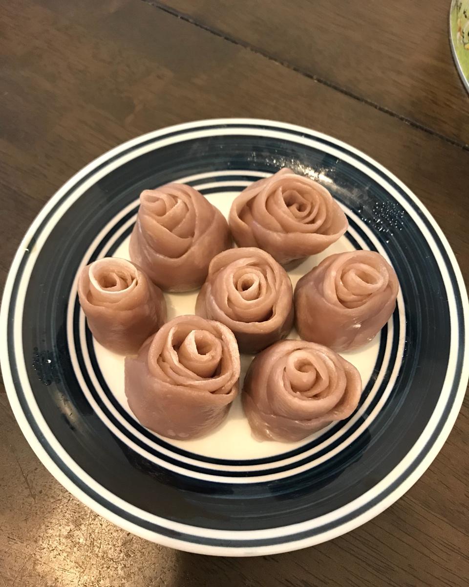 玫瑰花馒头